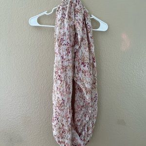 Floral infinity scarf